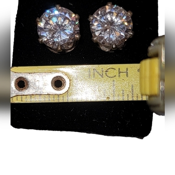 Cubic Zirconia Earrings in a Cowboy Hat - Picture 5 of 10